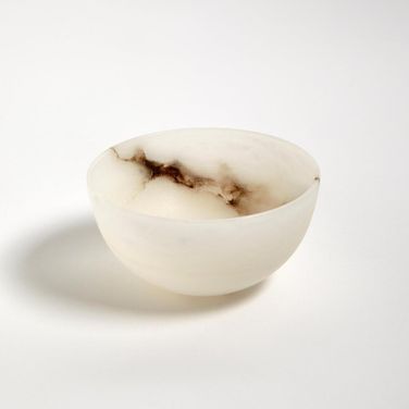 Mini Alabaster Bowl In Blue