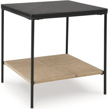 Minrich Accent Table In Black and Natural