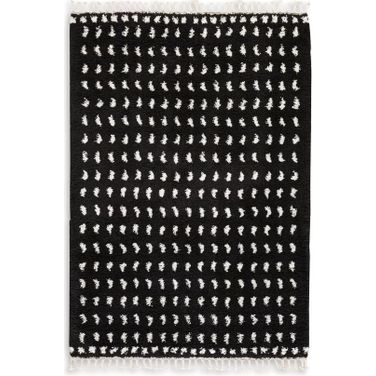 Minston Black And White Medium Rug