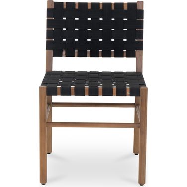 Mira Outdoor Dining Chair In Black