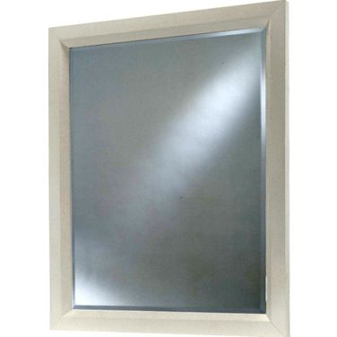 Miramar Mirror In White and Brown