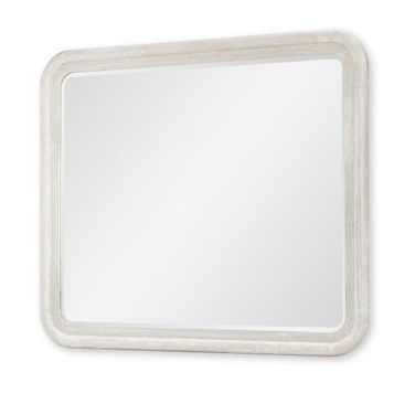 Miramar Rectangular Mirror In Oyster