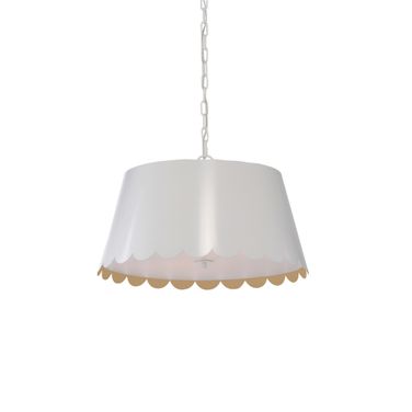 Mirasol Pendant Small In White and Cream