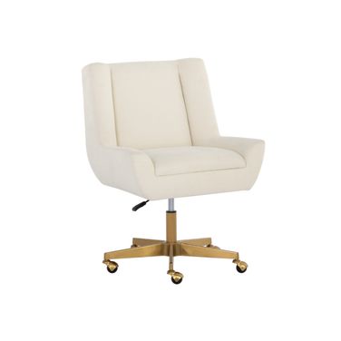 Mirian Office Chair In Zenith Alabaster