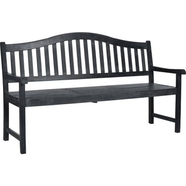 Mischa Dark Slate Grey Bench