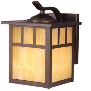 Mission 7.25 Inch Outdoor Wall Light In Burnished Bronze