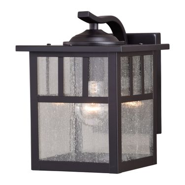 Mission 7.25 Inch Outdoor Wall Light In Oil Burnished Bronze