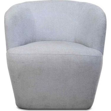 Mist Barrel Swivel Chair In Blue