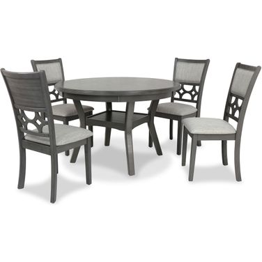 Mitchell Gray 5 Piece Dining Room Set EC2GRY50SD1763