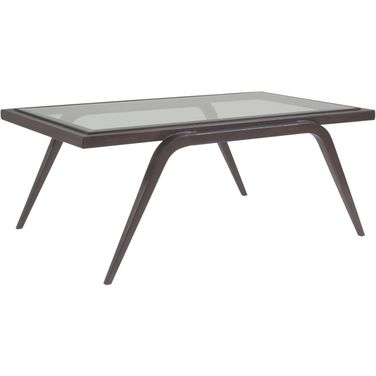 Metal Designs Mitchum Rectangular Cocktail Table In Antique Copper