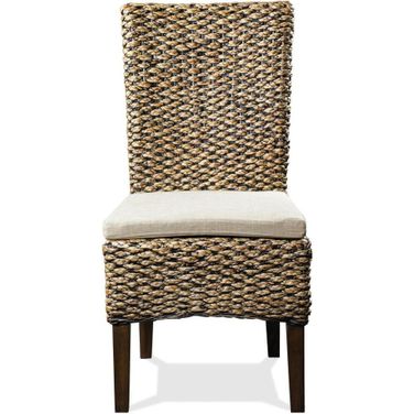 Mix-N-Match Chairs Woven Side Chair Set of 2 In Hazelnut