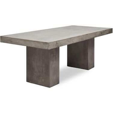 Mixx 39.25 x 82.75 Inch Elcor Dining Table In Dark Grey