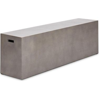 Mixx 70.75 Inch Una Bench In Dark Grey