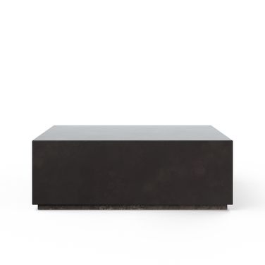 Mixx Bloc 47.25 Inch Square Coffee Table In Lava