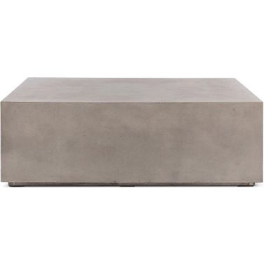Mixx Bloc Rectangular Coffee Table In Dark Grey