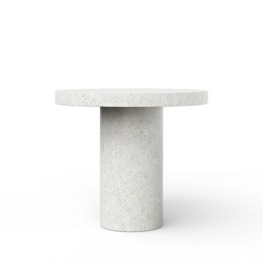 Mixx Circa 47.25 Inch Dia. Bar Height Dining Table In Ivory Terrazzo