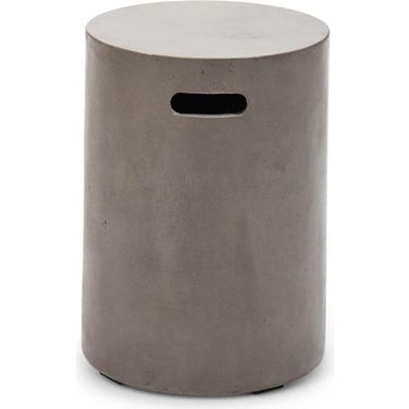 Mixx Cylinder Stool In Dark Grey
