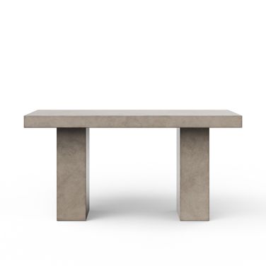 Mixx Elcor 70.75 Inch Counter Height Dining Table In Dark Grey