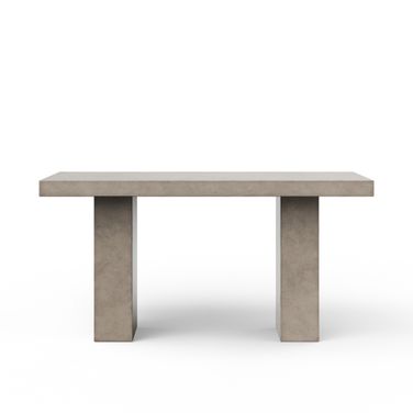 Mixx Elcor 82.75 Inch Bar Height Dining Table In Dark Grey