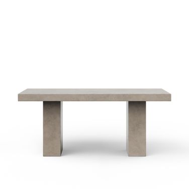 Mixx Elcor 82.75 Inch Counter Height Dining Table In Dark Grey