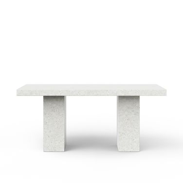Mixx Elcor 95 Inch Bar Height Dining Table In Ivory Terrazzo
