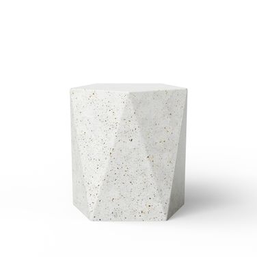 Mixx Kelson Stool In Ivory Terrazzo