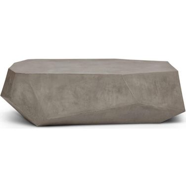 Mixx Kristal Coffee Table In Dark Grey