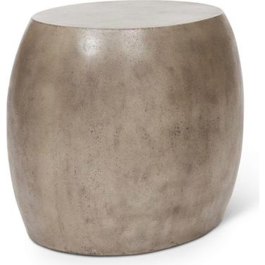 Mixx Pebble End Table In Dark Grey