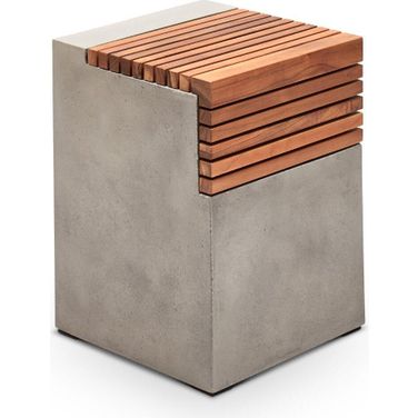 Mixx Stecca Cascata Stool In Dark Grey