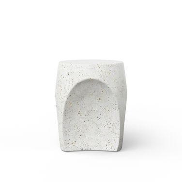 Mixx Thalia Stool In Ivory Terrazzo