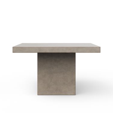 Mixx Una 59 Inch Square Counter Height Dining Table In Dark Grey