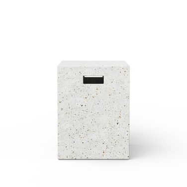 Mixx Una Stool In Ivory Terrazzo
