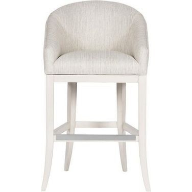 Ryder Wood Flare Base Bar Stool In Cream
