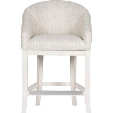 Ryder Wood Flare Base Counter Stool In Cream