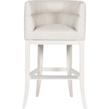 Emmett Wood Flare Base Bar Stool In Cream