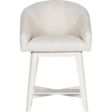Ryder Swivel Base Counter Stool In Cream