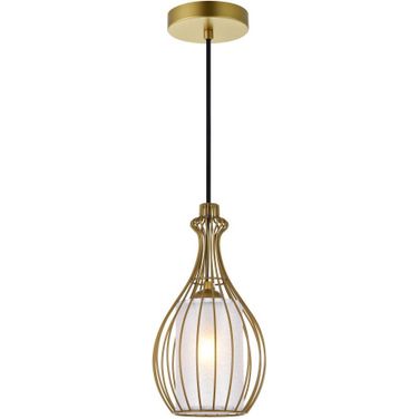 Miya 1 Light Brass Pendant