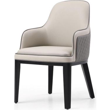 MO Brunswick Arm Chair In Light Grey