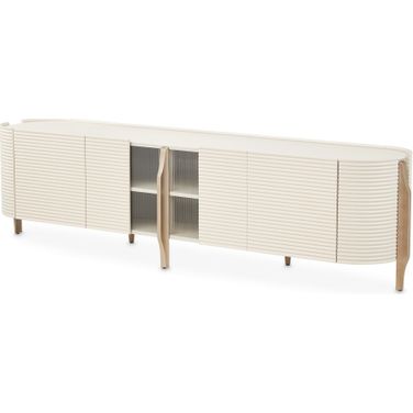 Mod Dream Media Cabinet In Rich Champagne