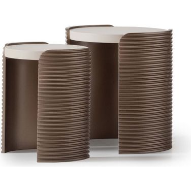 Mod Dream Nesting Tables Set of 2 In Rich Champagne