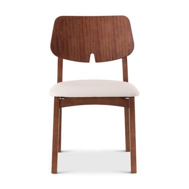 Modern Brazilian Beth Side Chair In Cream