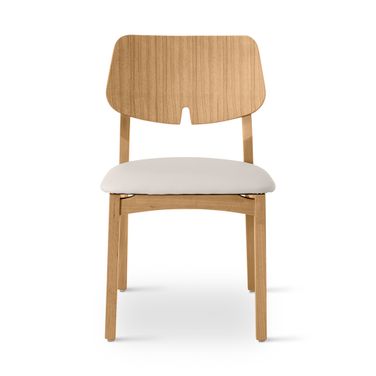 Modern Brazilian Beth Side Chair In Cream