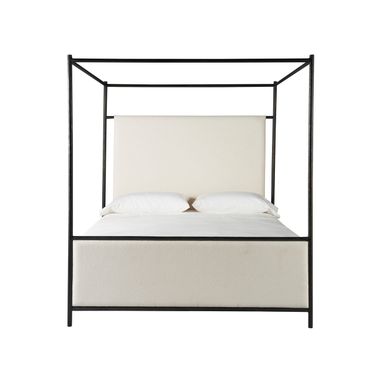 Modern Canopy Bed In Bronze