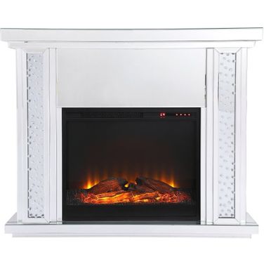 Modern Clear Mantle With Fireplace MF9901-F1