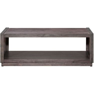 Modern Edge Cocktail Table In Caffe