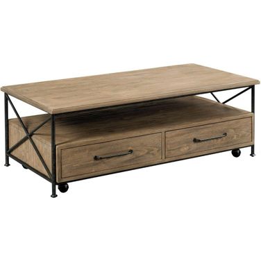 Modern Forge Light Stain Coffee Table