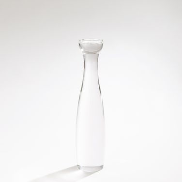 Modern Large Crystal Candleholder In Clear