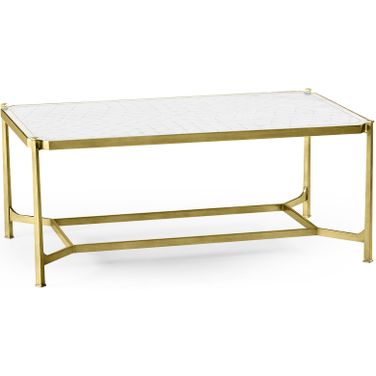 Modern Luxe Cocktail Table In Gold