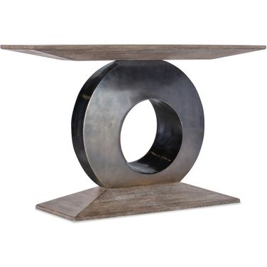 Modern Mood Accent Console In Dark Wood