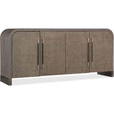 Modern Mood Buffet In Dark Wood